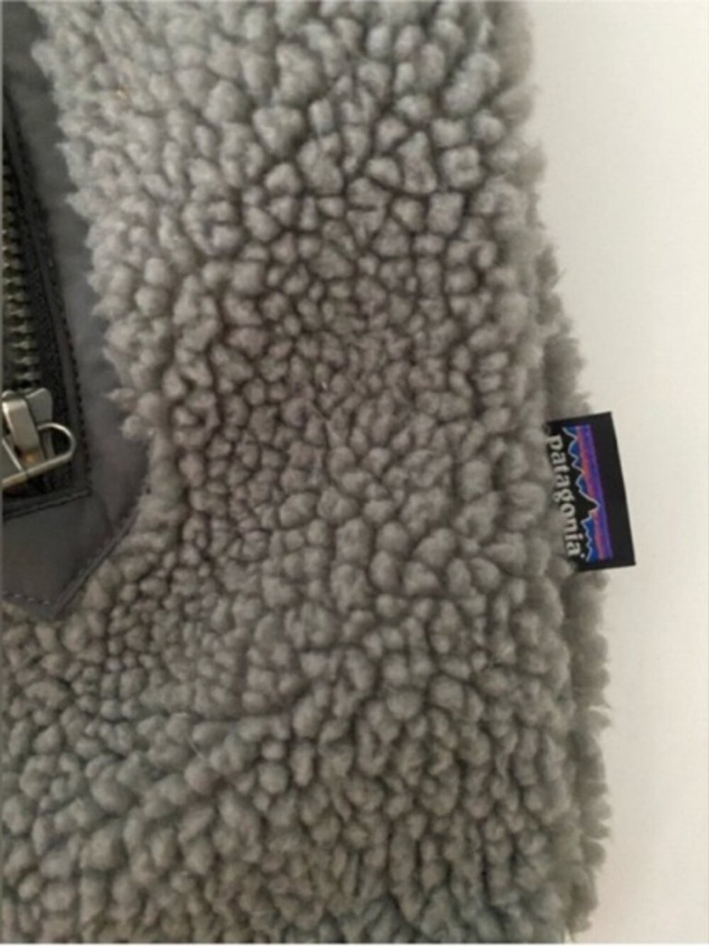 Patagonia Jacket Sharpa Full Zip Divided Sky Fleece Jacket Grey size Small - Picture 14 of 14
